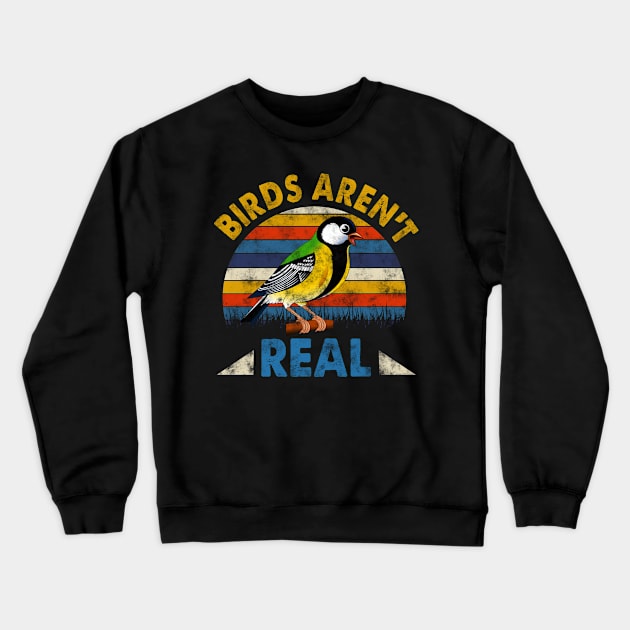 Birds Aren_t Real Funny Government Crewneck Sweatshirt by Dunnhlpp